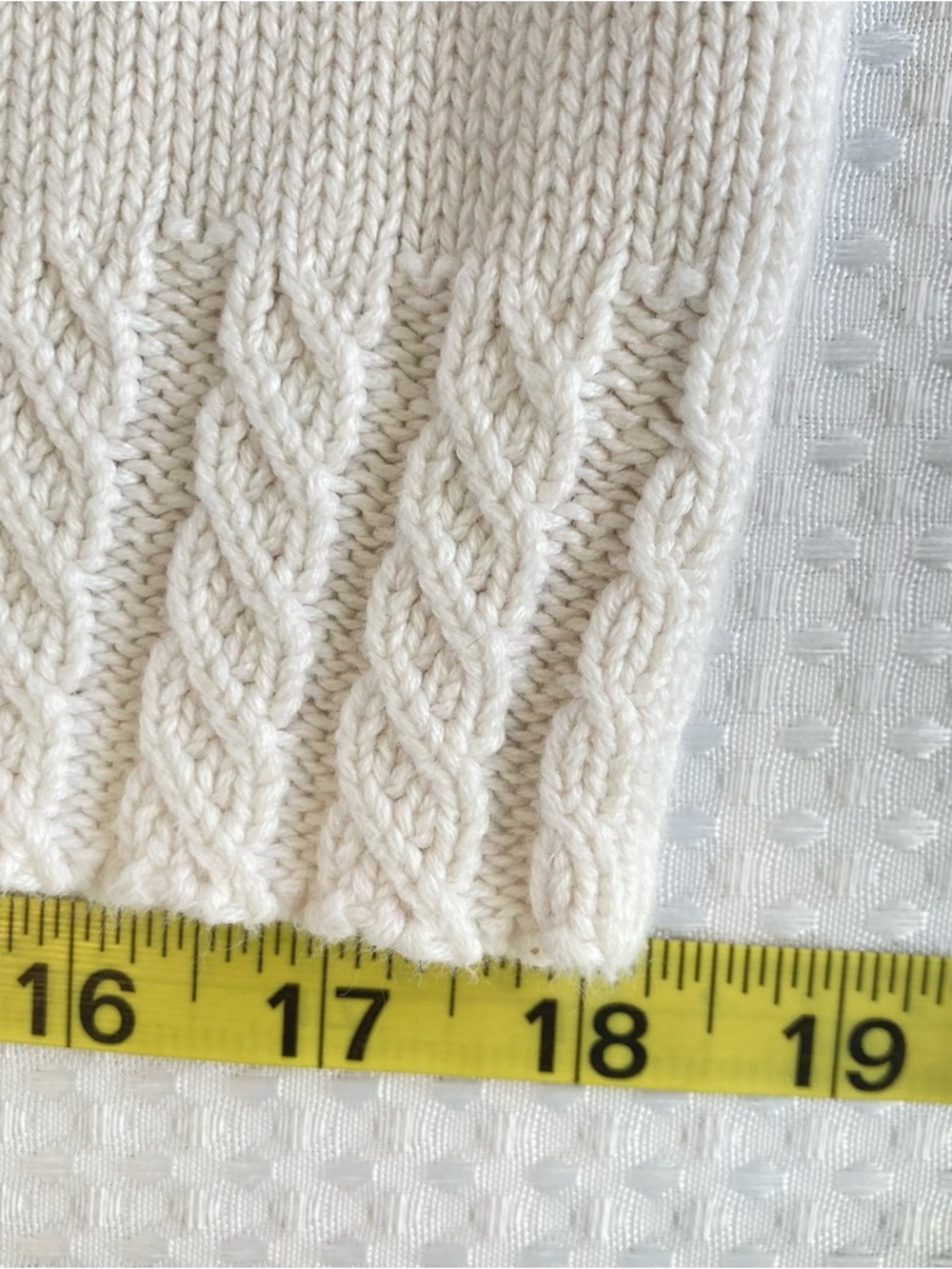 Liz Claiborne Liz Sport Vintage Sweater American Flag White Cotton Size SP Flaw - Picture 11 of 13